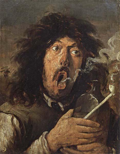 Joos van craesbeck The Smoker Sweden oil painting art